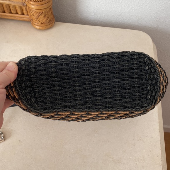 Brighton woven rattan & leather bag preloved & excellent condition - Picture 10 of 10